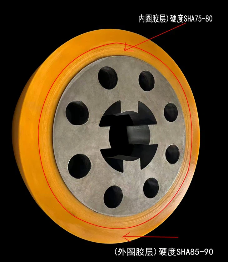 Polyuretánový behúň nezanechávajúci stopy